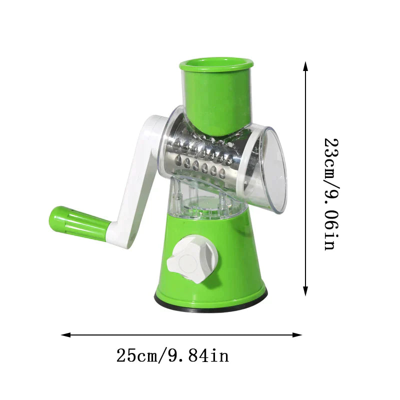 3 in 1 Table Top Drum Grater