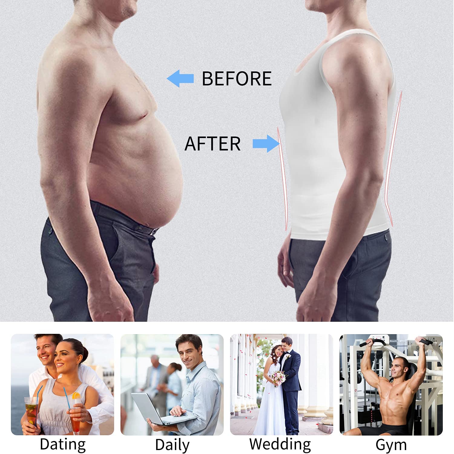 Men's Slimming Body Shapewear